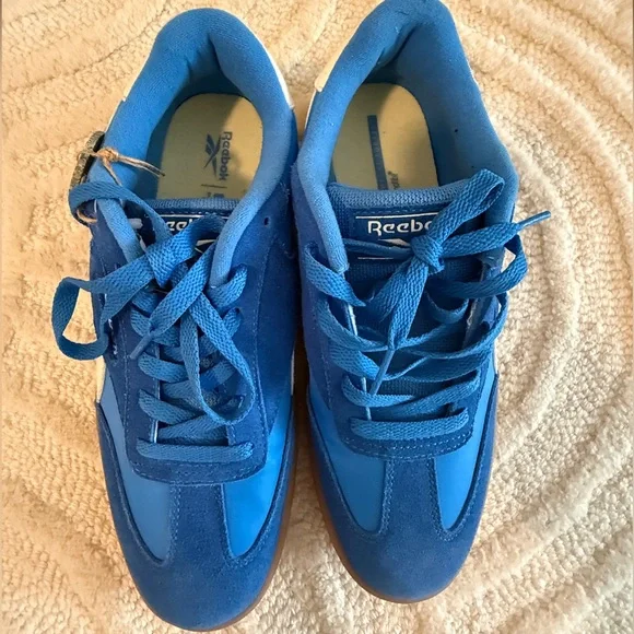 Reebok Classic Blue Sneakers Size 8.5/39 - Picture 6 of 7